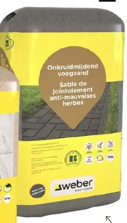 Karwei Weber onkruidmijdend voegzand aanbieding