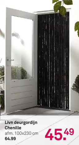 Karwei Livn deurgordijn Chenille aanbieding