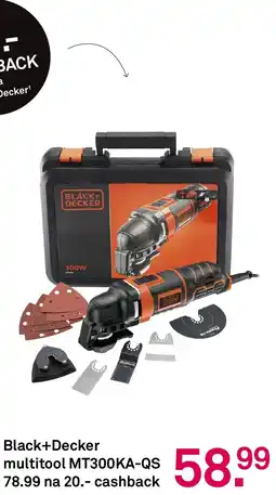 Karwei Black+Decker multitool MT300KA-QS aanbieding