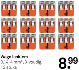 Karwei Wago lasklem aanbieding