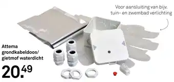 Karwei Attema grondkabeldoos/ gietmof waterdicht aanbieding