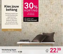 Karwei Vliesbehang Vayen aanbieding