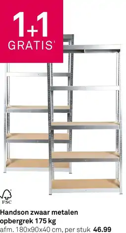 Karwei Handson zwaar metalen opbergrek aanbieding