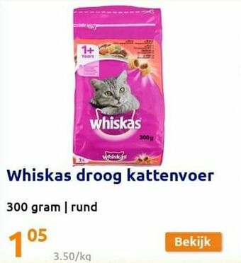 Action Whiskas droog kattenvoer aanbieding