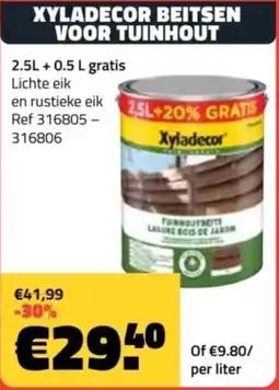 Bouwcenter Frans Vlaeminck Xyladecor Bbeitsen voor Tuinhout aanbieding