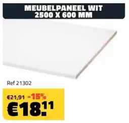 Bouwcenter Frans Vlaeminck Meubelpaneel Wit aanbieding
