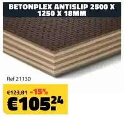 Bouwcenter Frans Vlaeminck Betonplex Antislip aanbieding