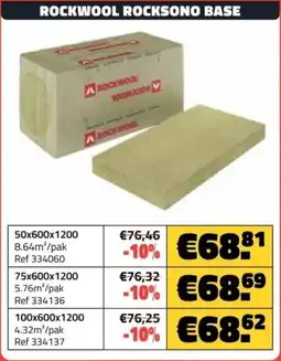 Bouwcenter Frans Vlaeminck Rockwool Rocksono Base aanbieding