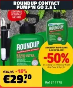 Bouwcenter Frans Vlaeminck Roundup Contact Pump'N go aanbieding