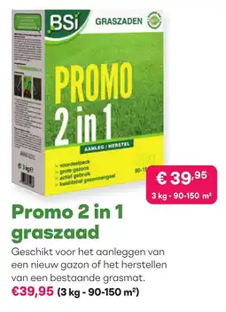Hobbyland BSi Promo 2 in 1 Graszaad aanbieding
