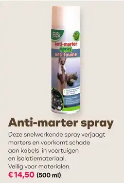 Hobbyland BSi Anti Marter Spray aanbieding