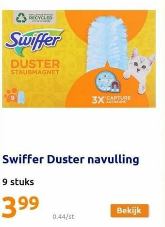 Action Swiffer duster navulling aanbieding