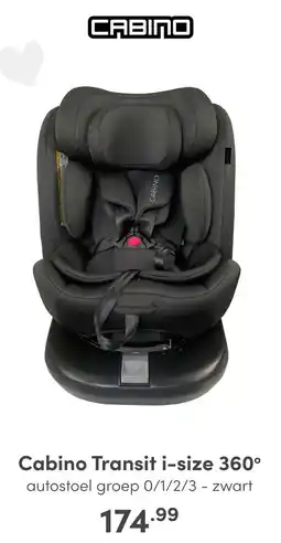 Baby & Tiener Cabino Transit i-size 360° aanbieding