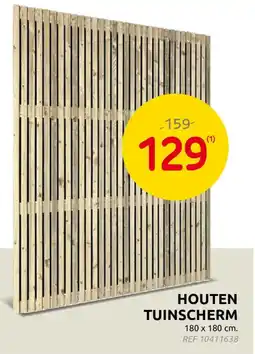 Brico Houten Tuinscherm aanbieding