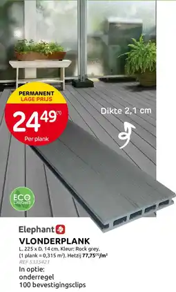 Brico Elephant Vlonderplank aanbieding