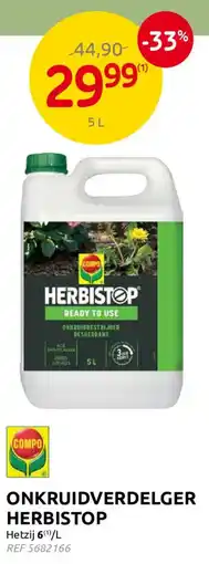 Brico Compo Onkruidverdelger Herbistop aanbieding