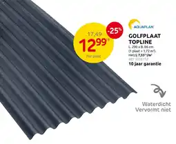 Brico Aquaplan Golfplaat Ttopline aanbieding