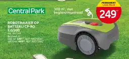 Brico Central Park Robotmaaier op Batterij CP-RO 2.0/300 aanbieding