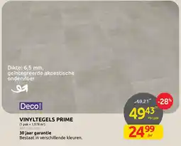 Brico VINYLTEGELS PRIME aanbieding