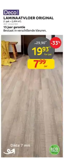Brico Laminaatvloer original aanbieding