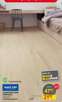Brico Laminaatvloer complete aanbieding