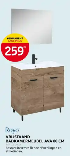 Brico Vrijstaand badkamermeubel ava aanbieding