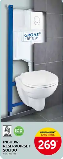 Brico Inbouw reservoirset solido aanbieding