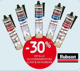 Brico Op alle siliconenmastiek click & go rubson aanbieding