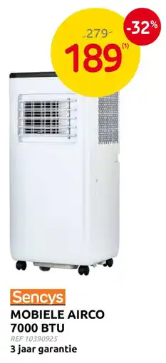 Brico MOBIELE AIRCO 7000 BTU aanbieding