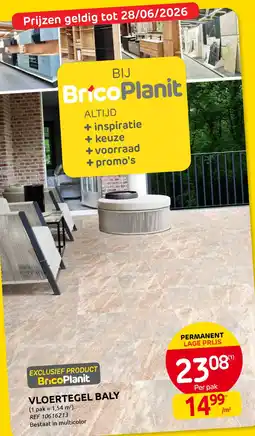 Brico VLOERTEGEL BALY aanbieding