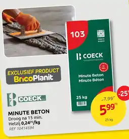 Brico Minute Beton aanbieding