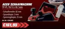 Bouwcenter Frans Vlaeminck Einhell Accu Schaafmachine aanbieding