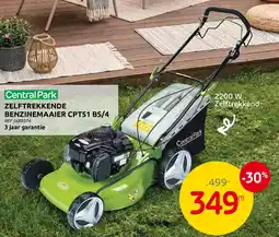 Brico Central Park Zelftrekkende Benzinemaaier CPT51 BS/4 aanbieding