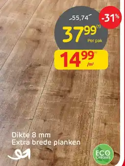 Brico Laminaatvloer kingsize aanbieding