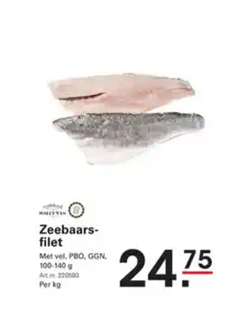 Sligro Zeebaars filet aanbieding