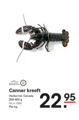 Sligro Canner kreeft aanbieding