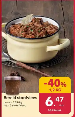 Bon Ap Bereid stoofvlees aanbieding