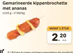 Bon Ap Gemarineerde kippenbrochette met ananas aanbieding
