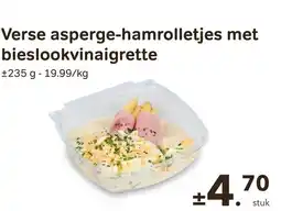 Bon Ap Verse asperge hamrolletjes met bieslookvinaigrette aanbieding