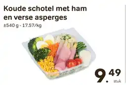 Bon Ap Koude schotel met ham en verse asperges aanbieding