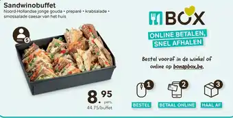 Bon Ap Sandwinobuffet aanbieding