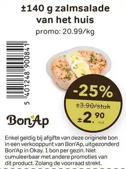 Bon Ap zalmsalade Ivan het huis aanbieding