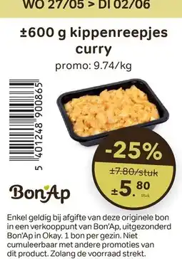 Bon Ap kippenreepjes curry aanbieding