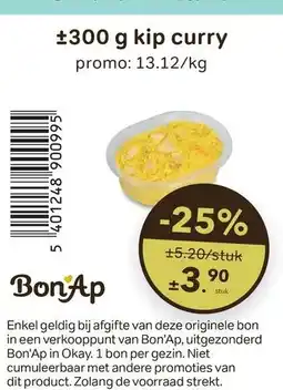 Bon Ap kip curry aanbieding
