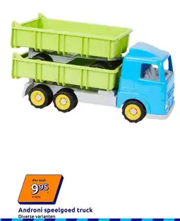 Action Androni speelgoed truck aanbieding