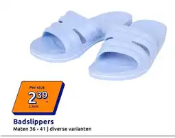 Action Badslippers aanbieding