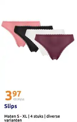 Action Slips aanbieding