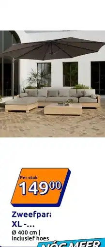 Action Zweefpara XL aanbieding