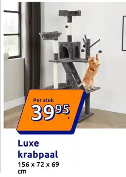 Action XXL krabpaal - antraciet aanbieding