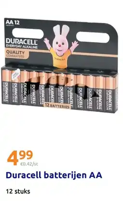 Action Duracell batterijen AA aanbieding